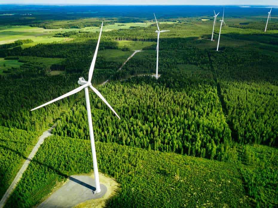 Wind (image of wind turbines)